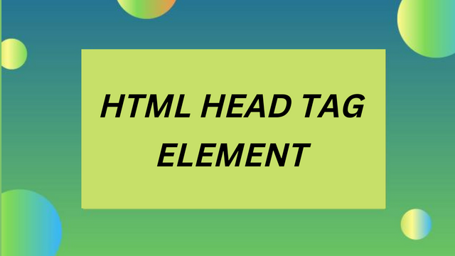 HTML Head Tag Element
