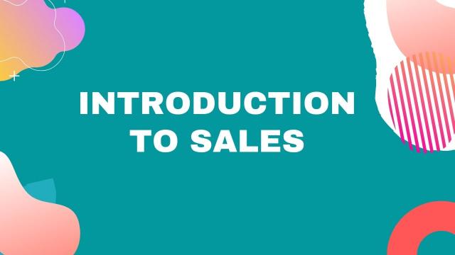 Explaining Sales with an Example