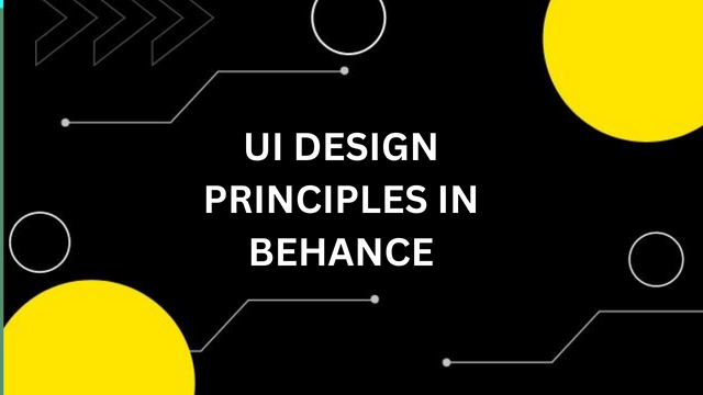 UI Design Principles in Behance