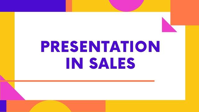 Presentation In Sales