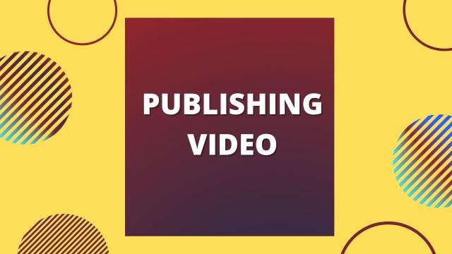 Publishing Video in Adobe Premier Pro