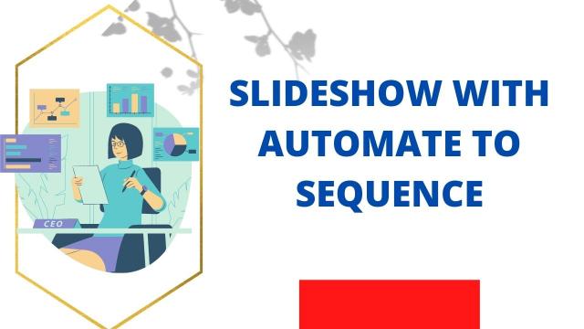 SlideShow with Automate to Sequence in Adobe Premier Pro