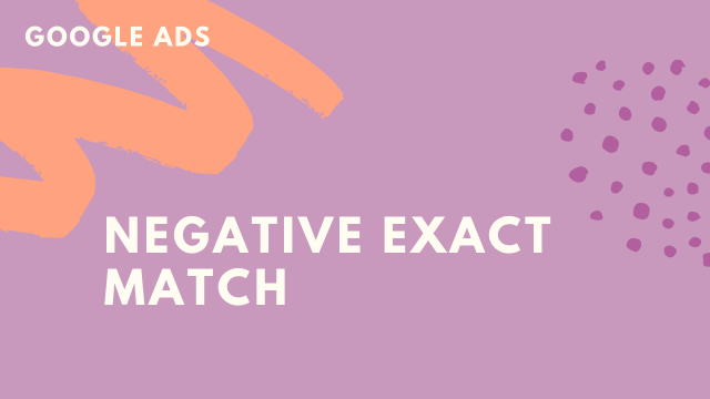Negative-Exact-Match