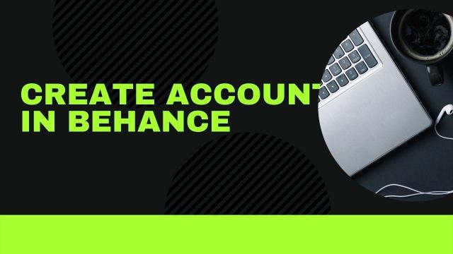 Create Account in Behance