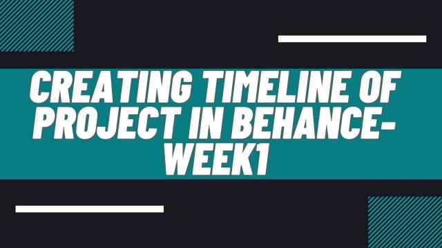 Creating-timeline-of-project-in-Behance-week1