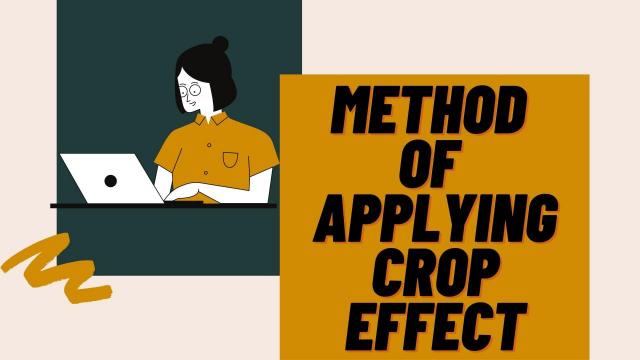 Method of Applying Crop Effect in Premiere Pro