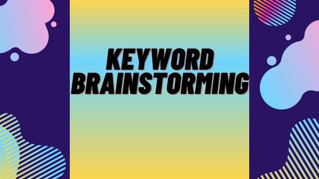 Keyword-Brainstorming