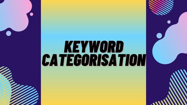 Keyword Categorization