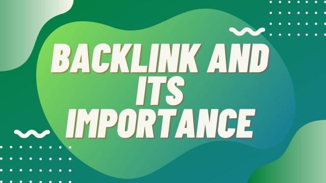 Backlink and Its Importance