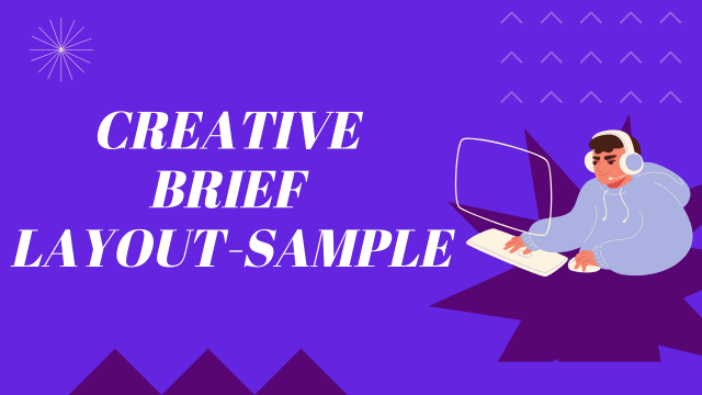 Creative brief layout - sample
