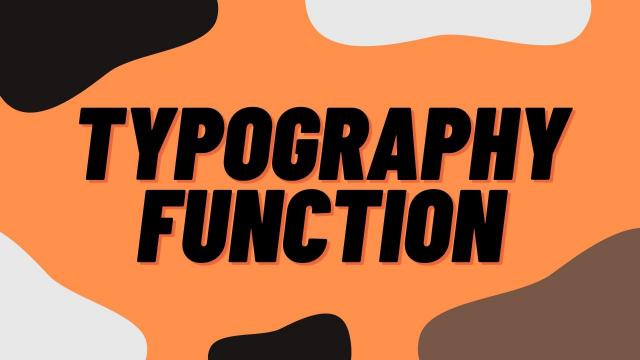 Typography-Function