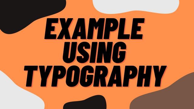 Example-using-Typography