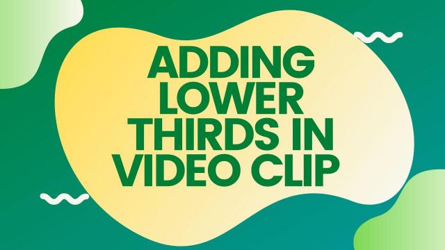 Adding Lower Thirds in Video Clip in Davinci Resolve