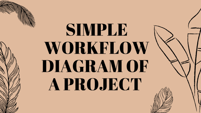 Simple Workflow diagram of a project