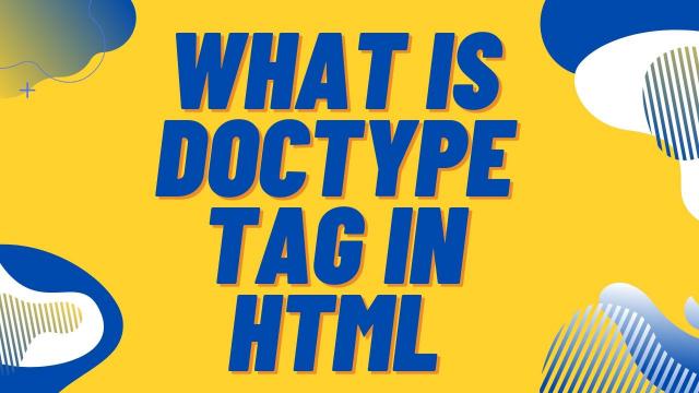 What-is-DOCTYPE-Tag-in-HTML