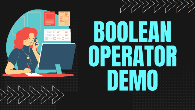 Boolean Operator Demo