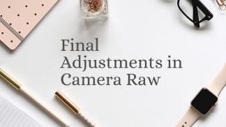 Final Adjustments in Camera Raw