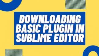Downloading Basic plugin in sublime editor