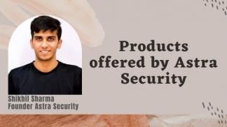 Products offered by Astra Security