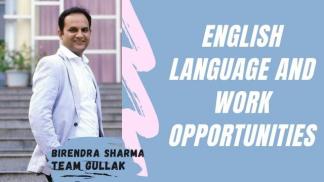 English language and Work Opportunities