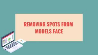 Removing spots from models face