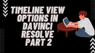 Timeline View Options in Davinci Resolve Part-2