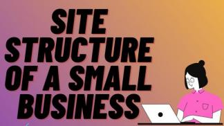 Site Structure of a Small Business