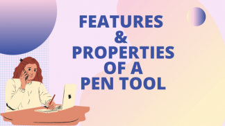 Features and Properties of pen tool in figma
