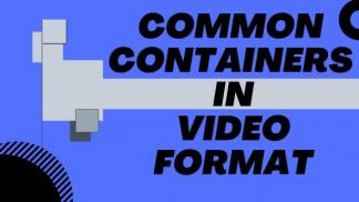 Common Containers in Video Format