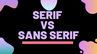 Serif Vs Sans Serif