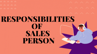 Responsibilities of Sales Person
