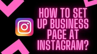 How to set up business page at Instagram?