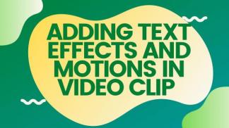 Adding Text Effects And Motions in Video Clip in Davinci Resolve