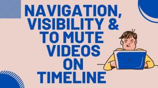 Navigation,Visibility and to mute videos on Timeline in Adobe Premiere Pro