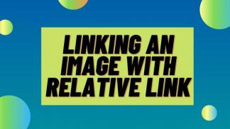 Linking an image with relative Link