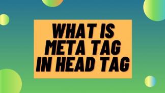 What is Meta tag in Head tag?