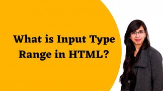 What is Input Type Range in HTML?