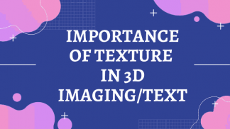 Importance of texture in 3D imaging/Text