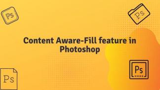 Content aware-fill feature in Photoshop
