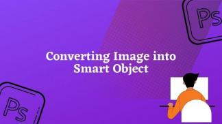 Converting image into smart object