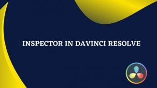 Inspector in Davinci Resolve