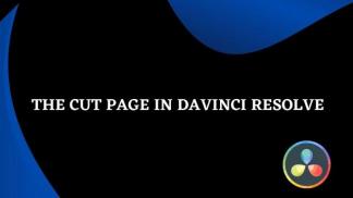 The Cut Page in Davinci Resolve