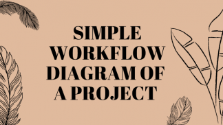 Simple Workflow diagram of a project