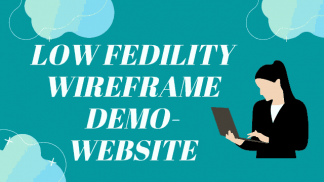 Low fedility Wireframe Demo - Website