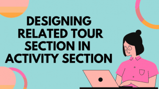 Designing related tour section in activity section