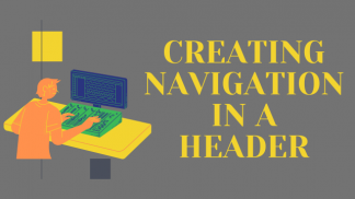 Creating Navigation in a header