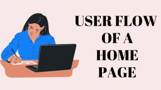 User flow for a home page