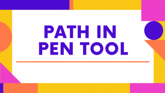 Path in pen tool