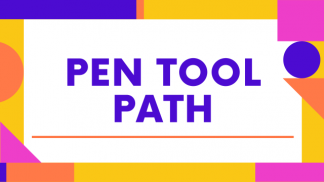 Pen tool path