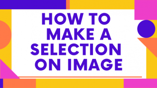 How to make a selection on image